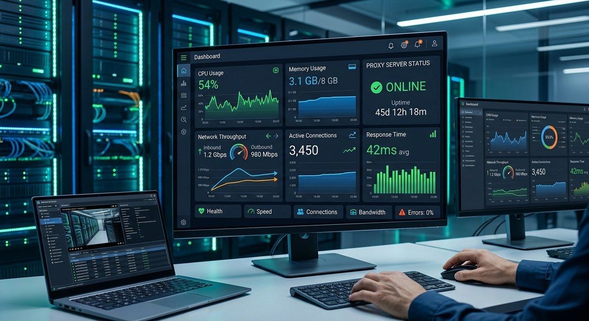 How to Monitor Proxy Server Health and Performance in Real Time