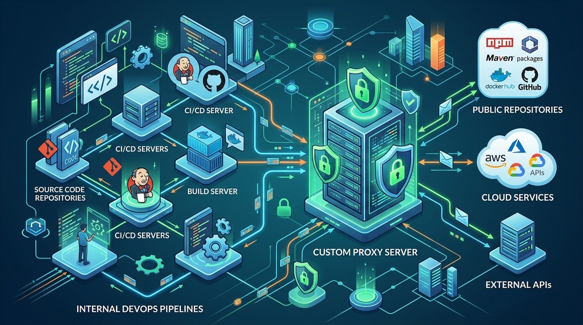 How to Build a Custom Proxy Server for Internal DevOps Pipelines