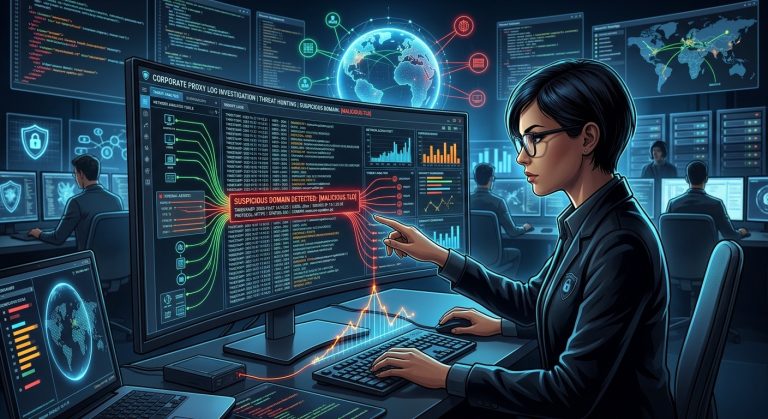 How to Investigate Suspicious Domains in Corporate Proxy Logs